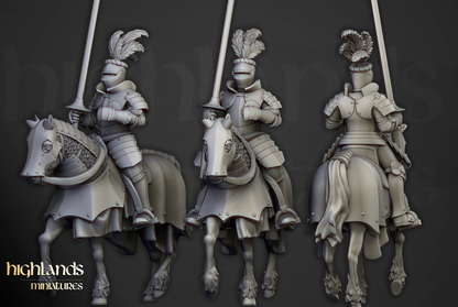 Sunland Mounted Knights | Sunland, Empire of the Sun | Highlands Miniatures