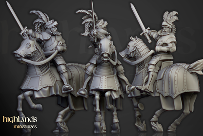 Sunland Mounted Knights | Sunland, Empire of the Sun | Highlands Miniatures