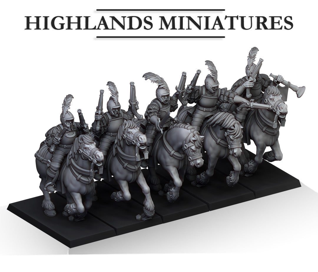 Sunland Pistoleers | Sunland, Empire of the Sun | Highlands Miniatures