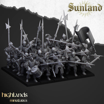Sunland Troops - Halberds
