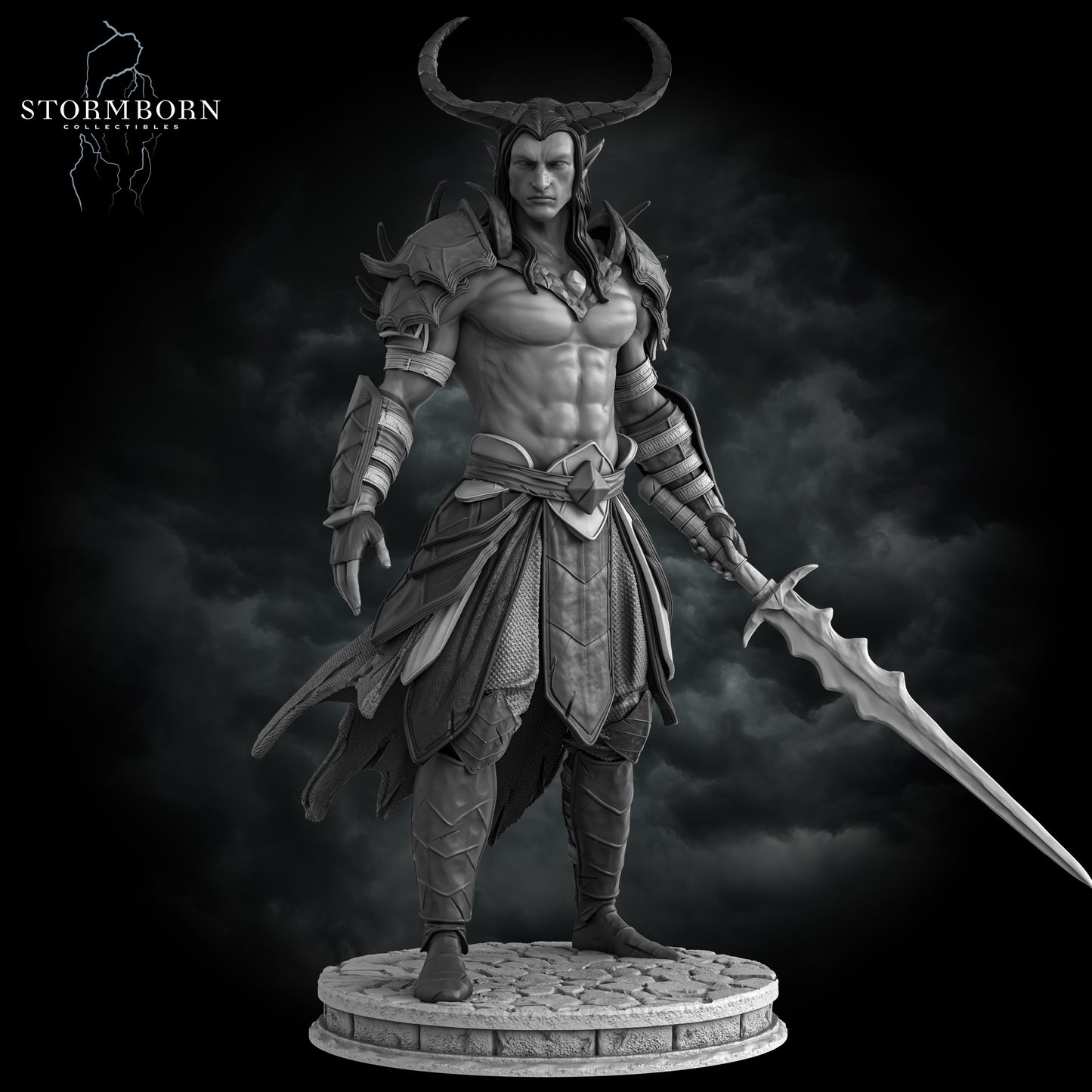 Samael the Tiefling Warrior | Stormborn Collectibles