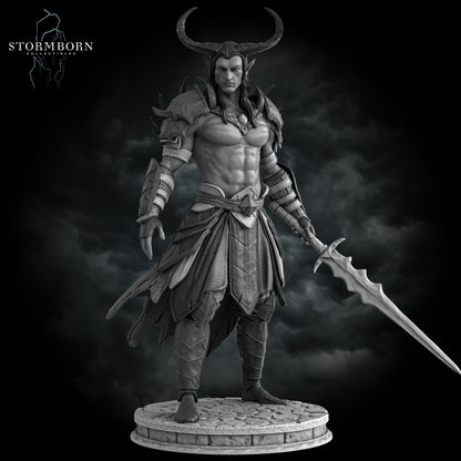 Samael the Tiefling Warrior