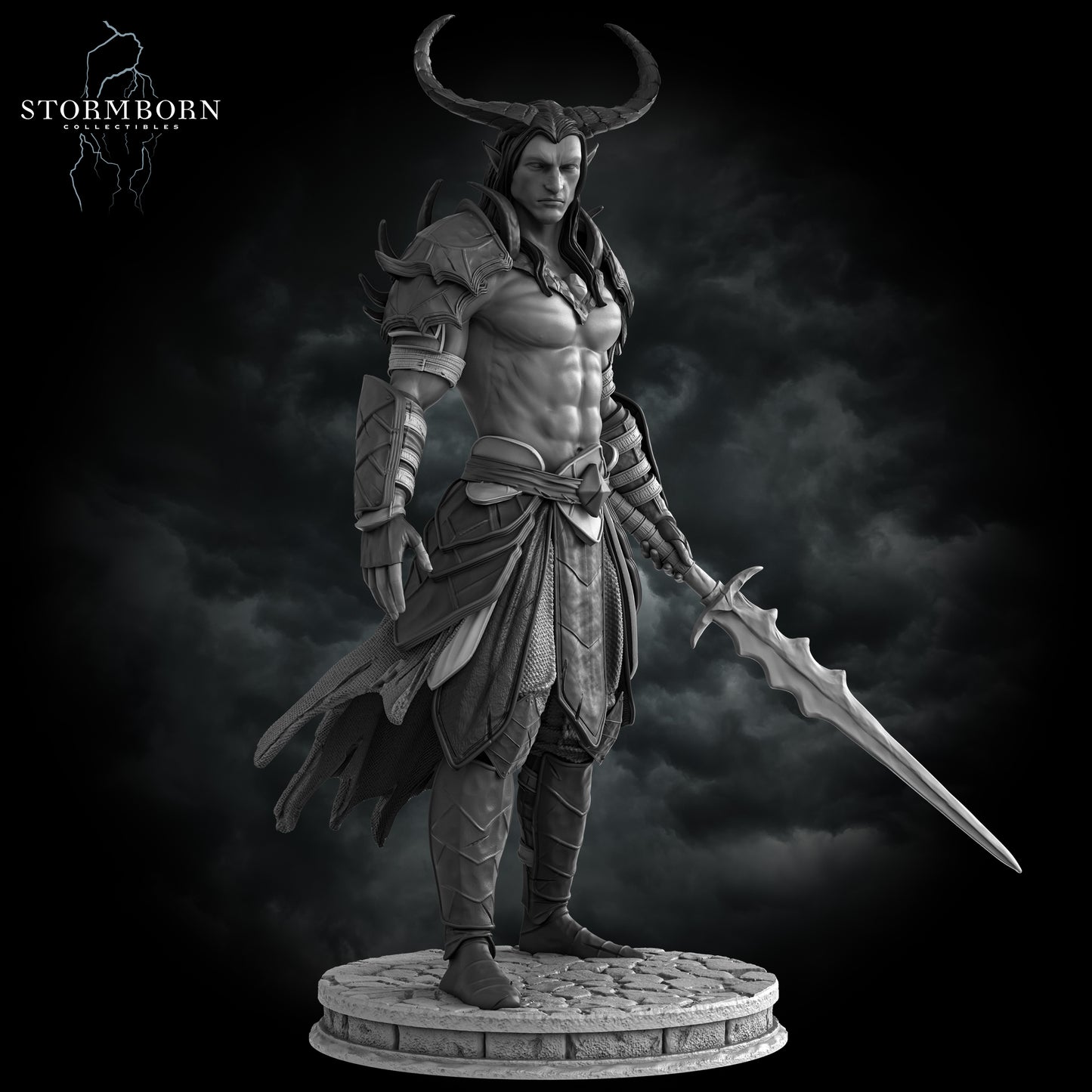 Samael the Tiefling Warrior | Stormborn Collectibles