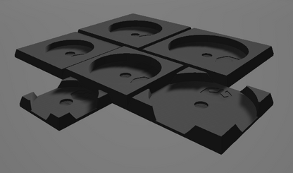 Round to Square Base Adapters | PLA+ | Txarli Factory