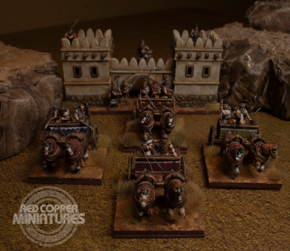 Hittite Heavy Chariots | Hittite Empire | Red Copper Miniatures