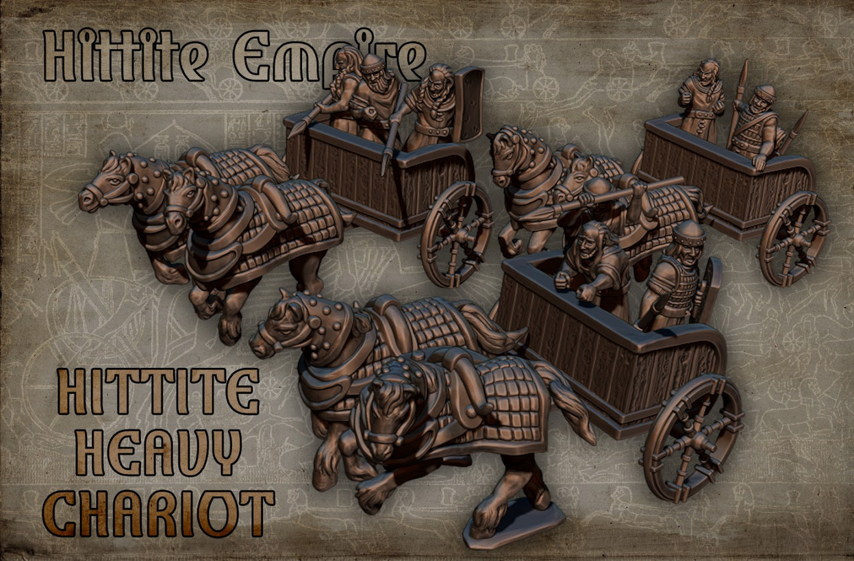 Hittite Heavy Chariots | Hittite Empire | Red Copper Miniatures