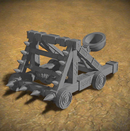 Spiked Dwarven Catapult | Muster the Dwarves | MESBG | The Printing Goes Ever On