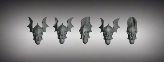 Vampire Knights Heads | Transilvanya - The Fallen Realm | Highlands Miniatures