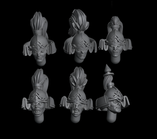 Longma Rider Heads | Grand Cathay | Kyoushuneko Miniatures