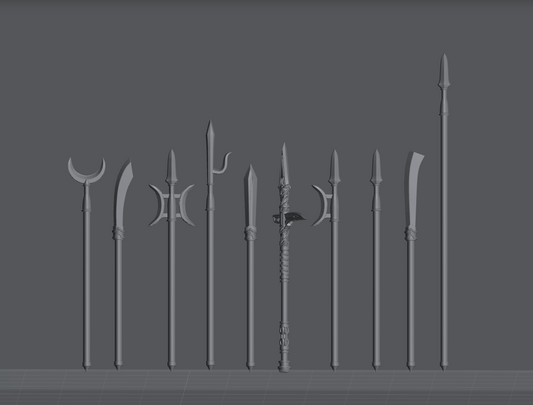 Cathay Weapon Bits | Grand Cathay | Kyoushuneko Miniatures