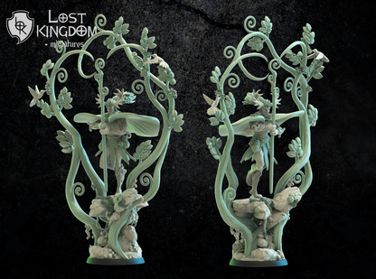 Male Whistling Druid | Mori / Wood Elves | Lost Kingdom Miniatures