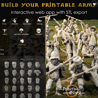 Custom Printed Halfling! | Greenshire Vigilantes | MESBG | The Printing Goes Ever On