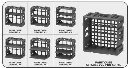 Modular Cube Pro Organizer - Paint Cubes | Txarli Factory