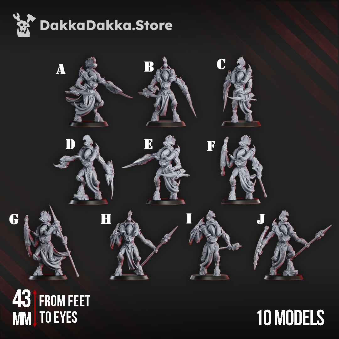 Spacelair Fighters Squad (Pre-Built) | Spacelair Anchorites | Dakka Dakka