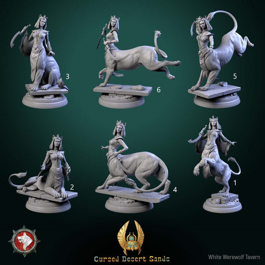 Sphinx Daughters of Sekhara Set | Cursed Desert Sands | White Werewolf Tavern