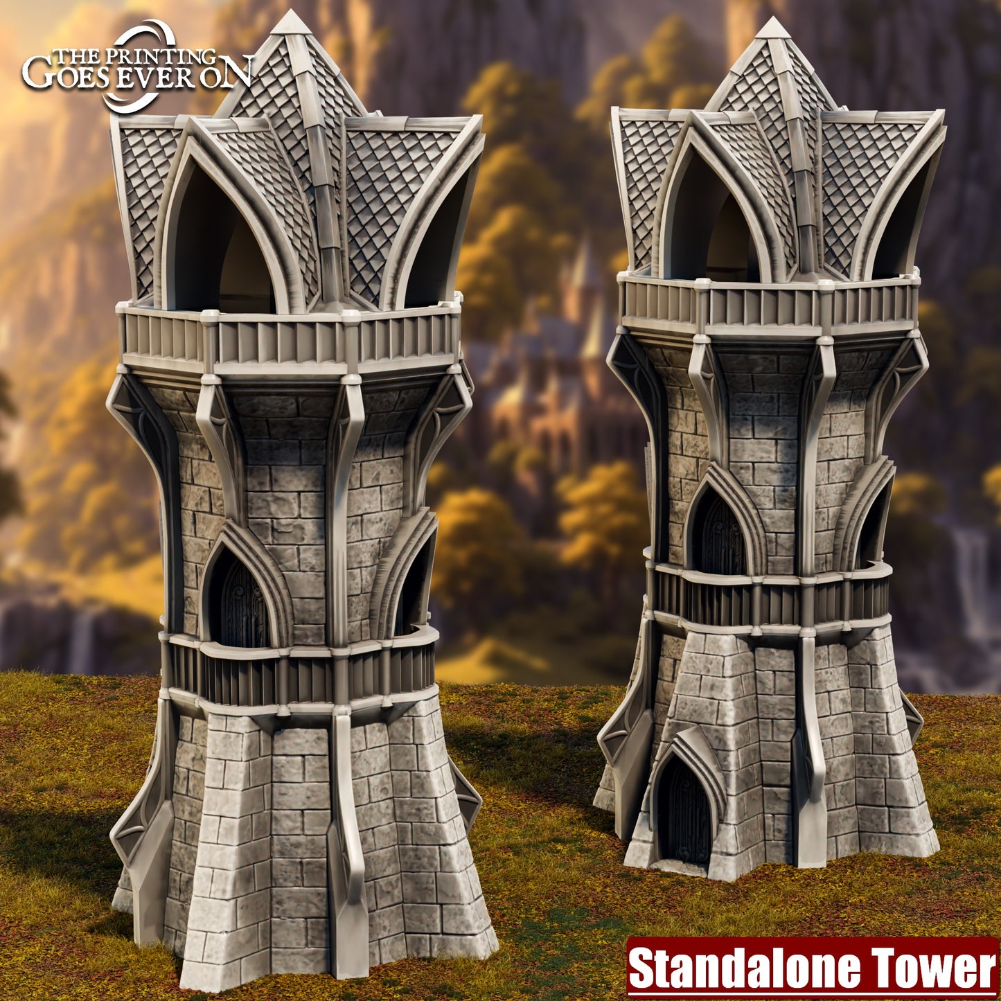 Modular Elven Fortifications | Tales of the Elven Kingdom | The Printing Goes Ever On