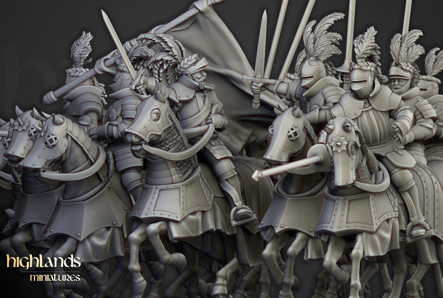 Sunland Knights | Sunland, Empire of the Sun | Highlands Miniatures