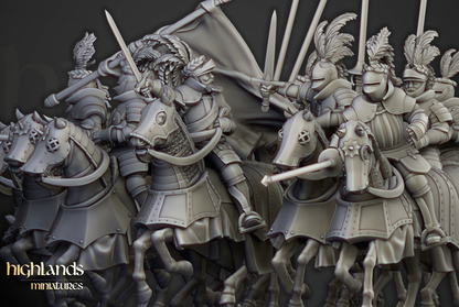Sunland Mounted Knights | Sunland, Empire of the Sun | Highlands Miniatures