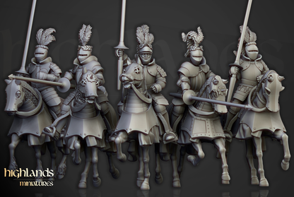 Sunland Mounted Knights | Sunland, Empire of the Sun | Highlands Miniatures