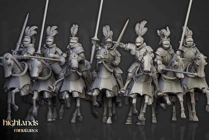 Sunland Mounted Knights | Sunland, Empire of the Sun | Highlands Miniatures