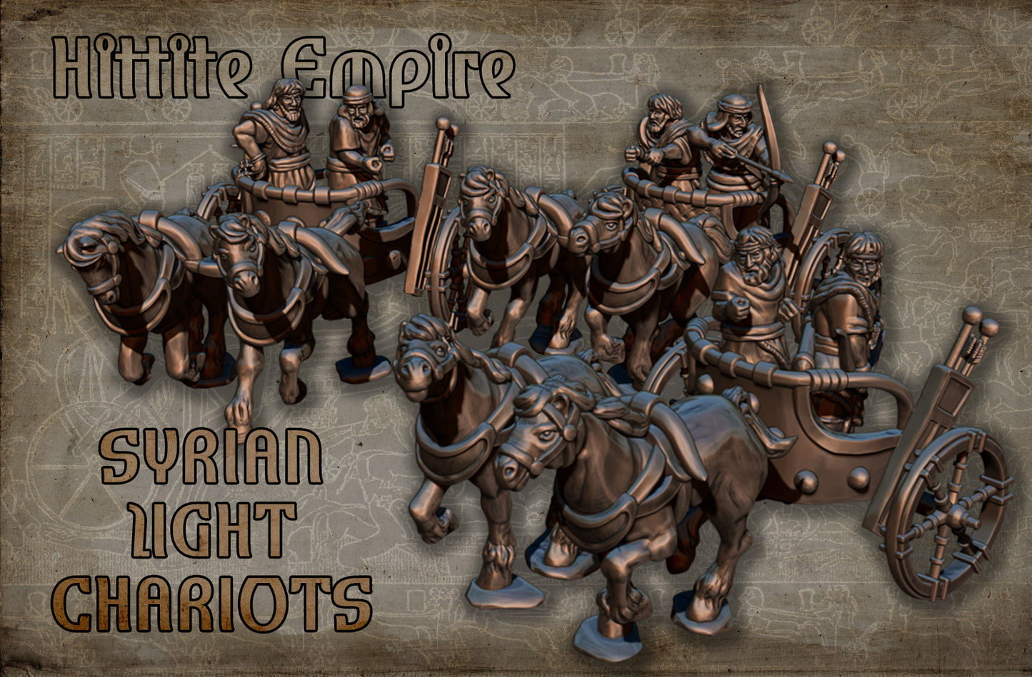 Syrian Light Chariots | Hittite Empire | Red Copper Miniatures