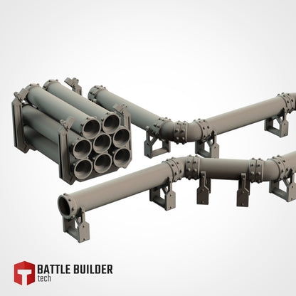 Industrial Pipes Terrain | Txarli Factory