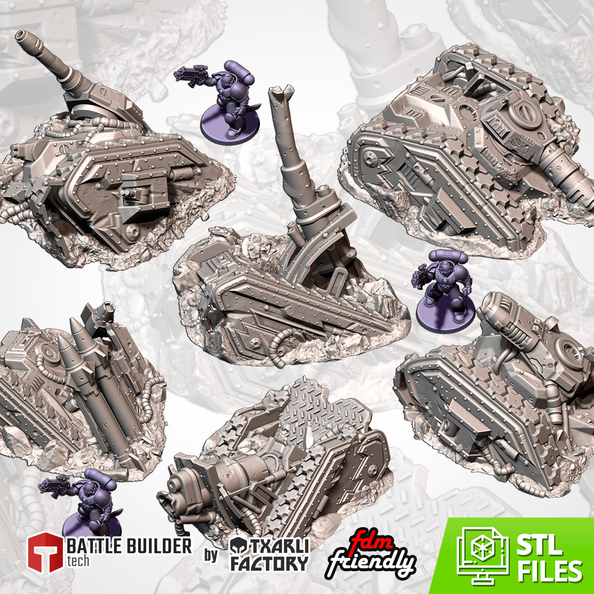 Destroyed Tanks
