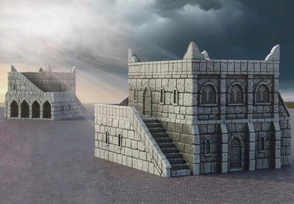 Trade Hall | 6-28mm Scale | Ivory City | The Printing Goes Ever On   |  Buildings and Terrain
