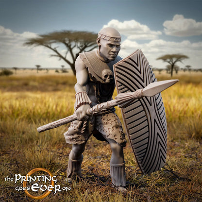 Tribal Warriors | Tribal Realms | MESBG | The Printing Goes Ever On