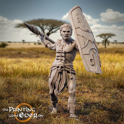 Tribal Warriors | Tribal Realms | MESBG | The Printing Goes Ever On
