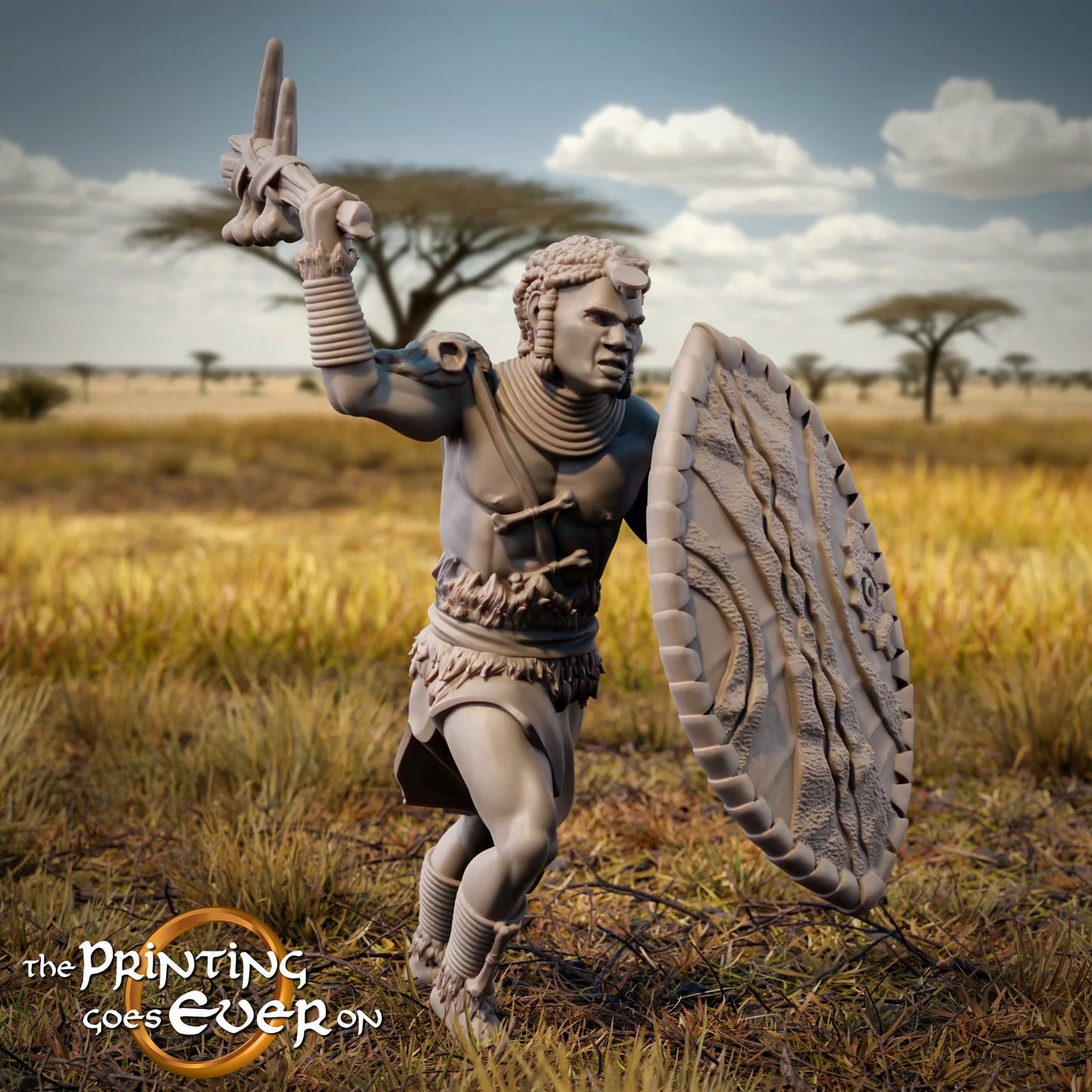 Tribal Warriors | Tribal Realms | MESBG | The Printing Goes Ever On