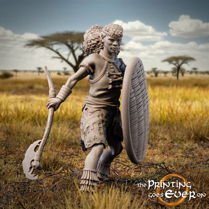 Tribal Warriors | Tribal Realms | MESBG | The Printing Goes Ever On