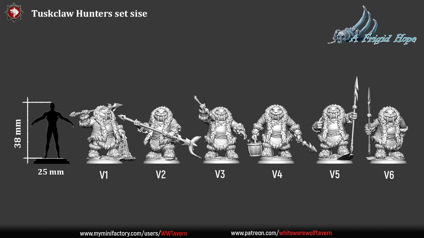 Tuskclaw Hunters Set | A Frigid Hope | White Werewolf Tavern
