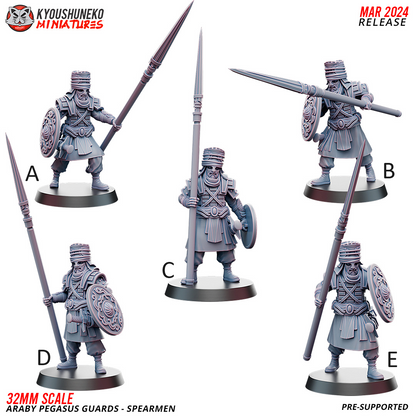 Araby Pegasus Guards (Foot) - Spearmen | Kyoushuneko