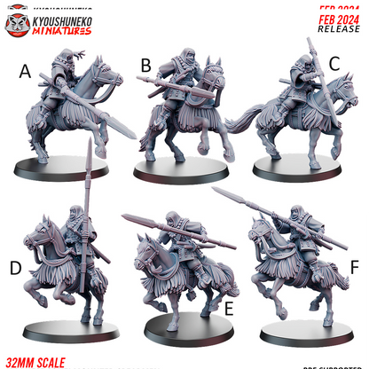 Mounted Sohei Monk Spearmen