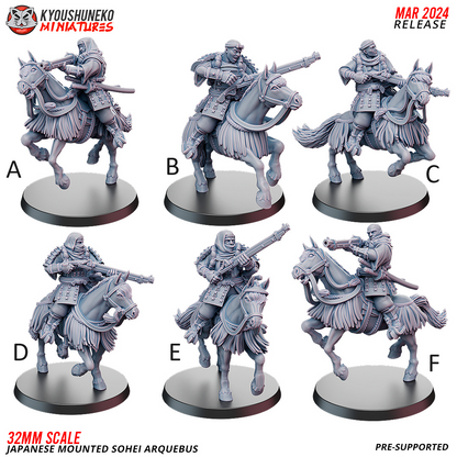Mounted Sohei Monk Arquebus