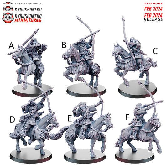 Japanese Mounted Sohei Monk Archers | Kyoushuneko |