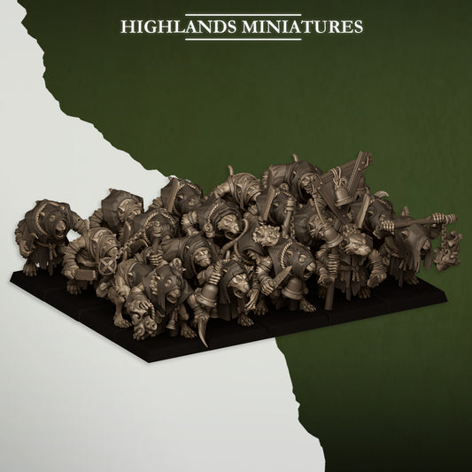 Vermin Acolytes | Sewer Vermin | Highlands Miniatures