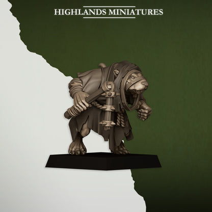 Vermin Acolytes | Sewer Vermin | Highlands Miniatures