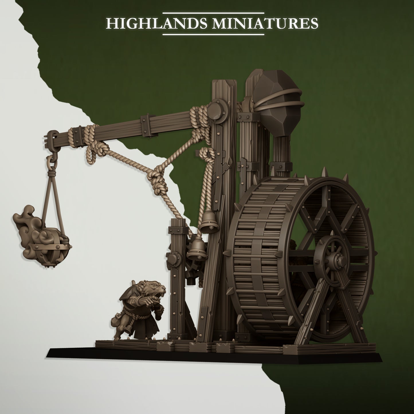 Vermin Censer Thrower | Sewer Vermin | Highlands Miniatures