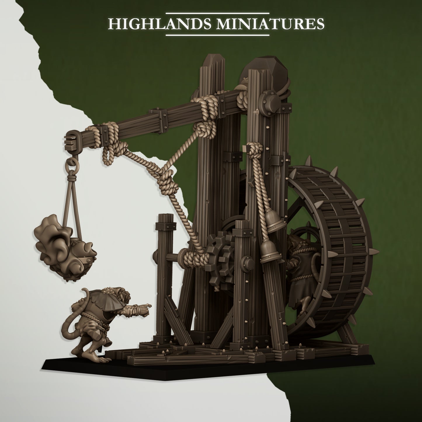 Vermin Censer Thrower | Sewer Vermin | Highlands Miniatures