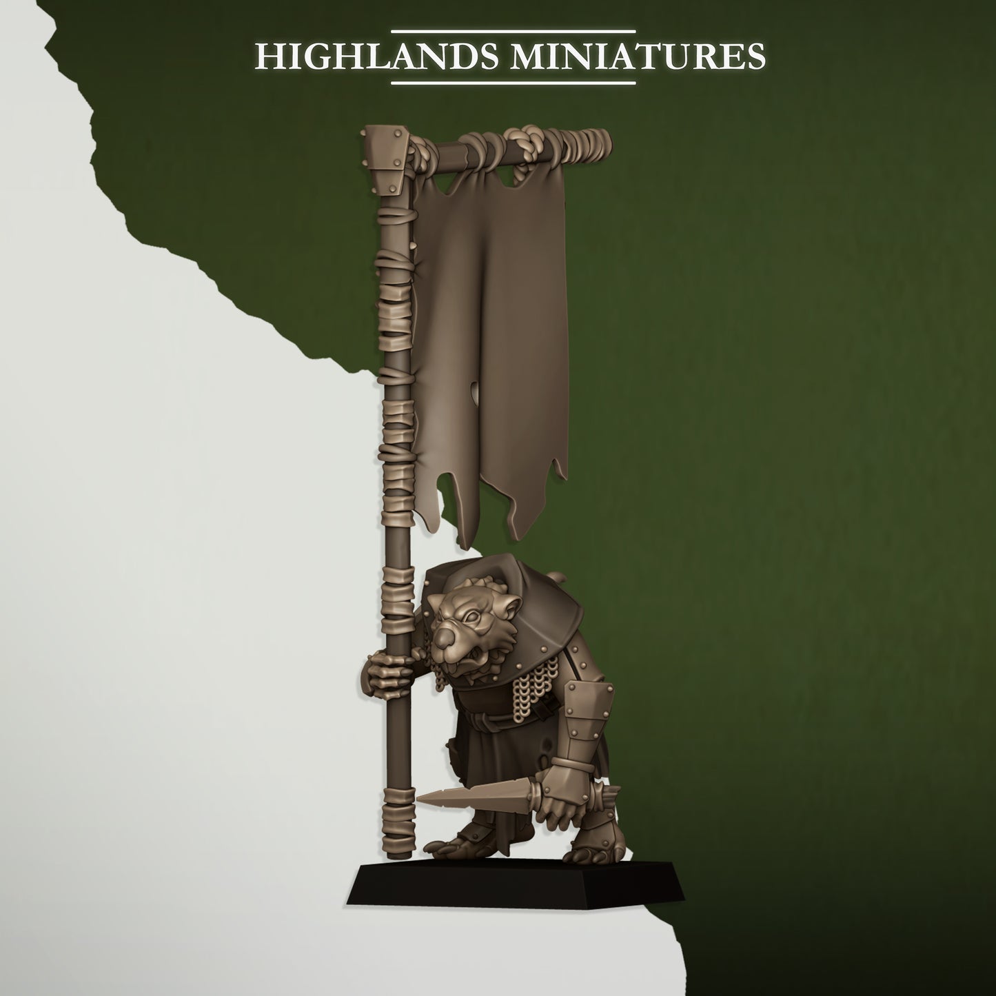 Vermin Vanguard Command Group | Sewer Vermin | Highlands Miniatures