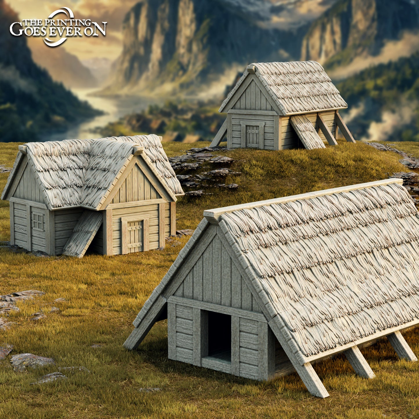 Viking Houses | Tales of the Sea Raiders | The Printing Goes Ever On