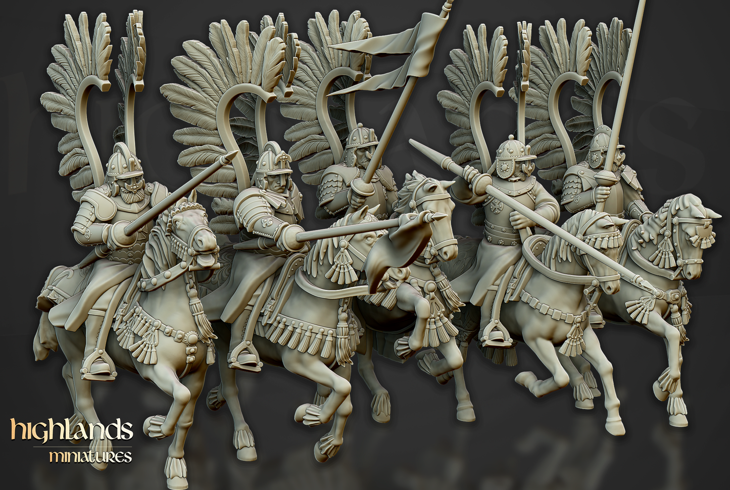 Winged Hussars (Spears) | Volhynia | Highlands Miniatures