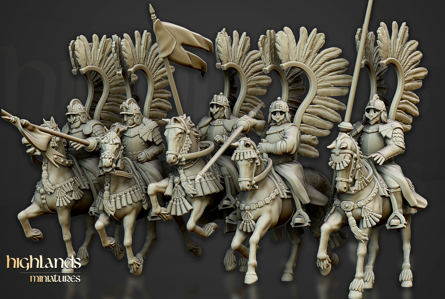Winged Hussars (Spears) | Volhynia | Highlands Miniatures