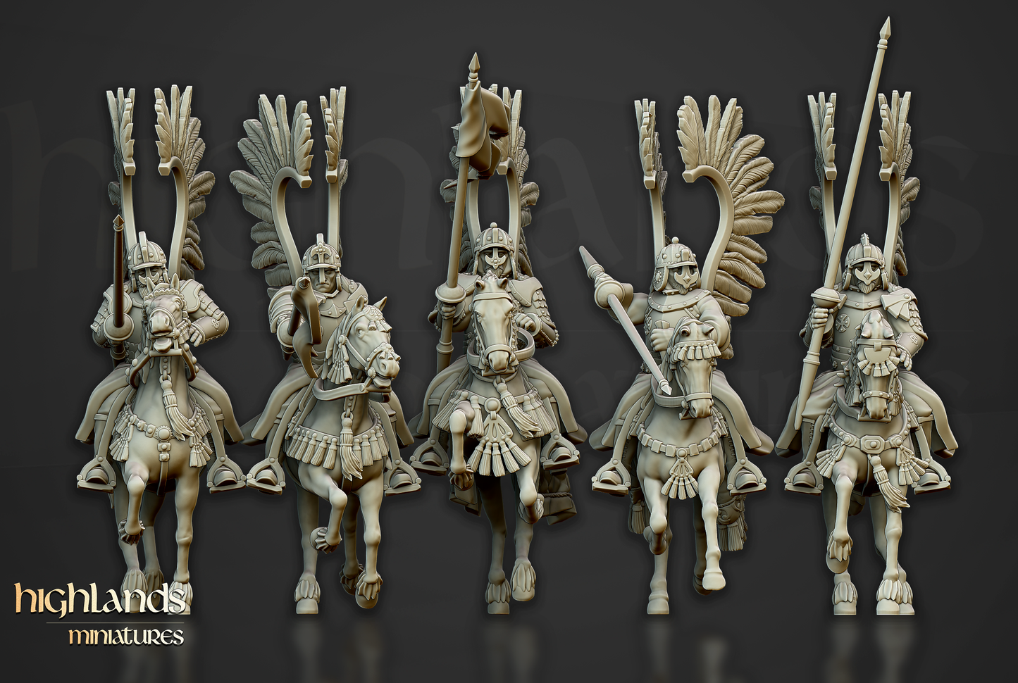 Winged Hussars (Spears) | Volhynia | Highlands Miniatures