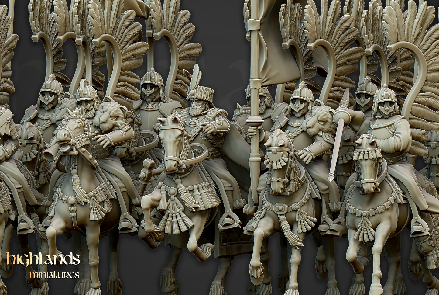 Winged Hussars (Spears) | Volhynia | Highlands Miniatures
