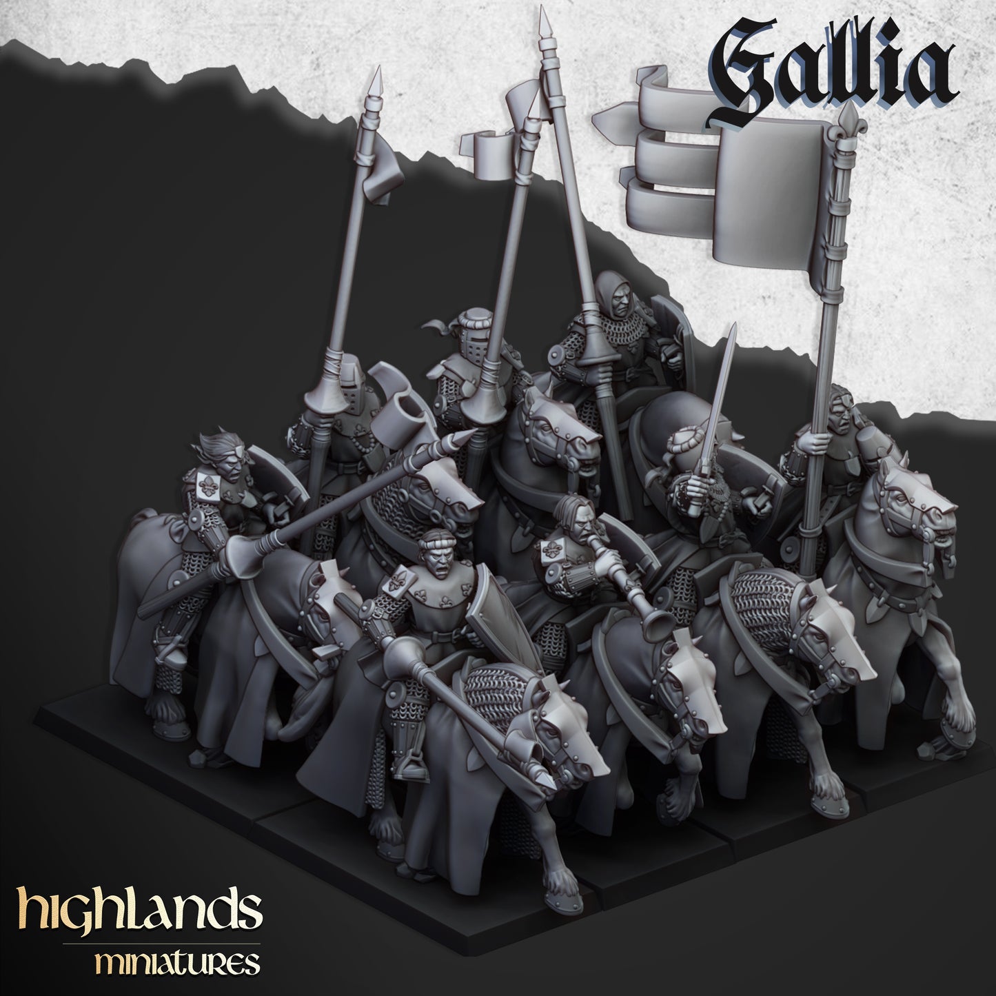 Young Knights of Gallia | Gallia, the Medieval Kingdom | Highlands Miniatures