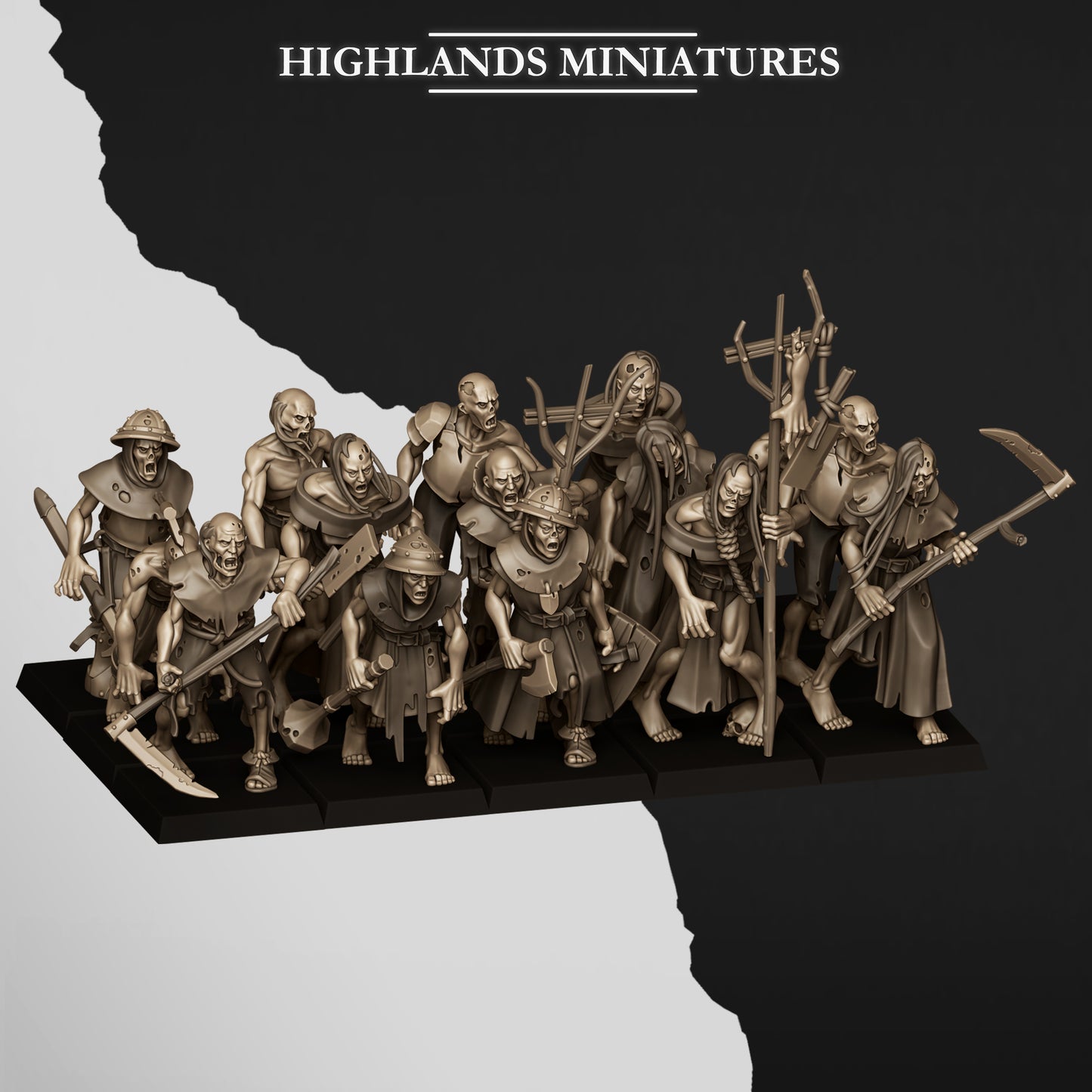 Zombies | Transilvanya - The Fallen Realm | Highlands Miniatures