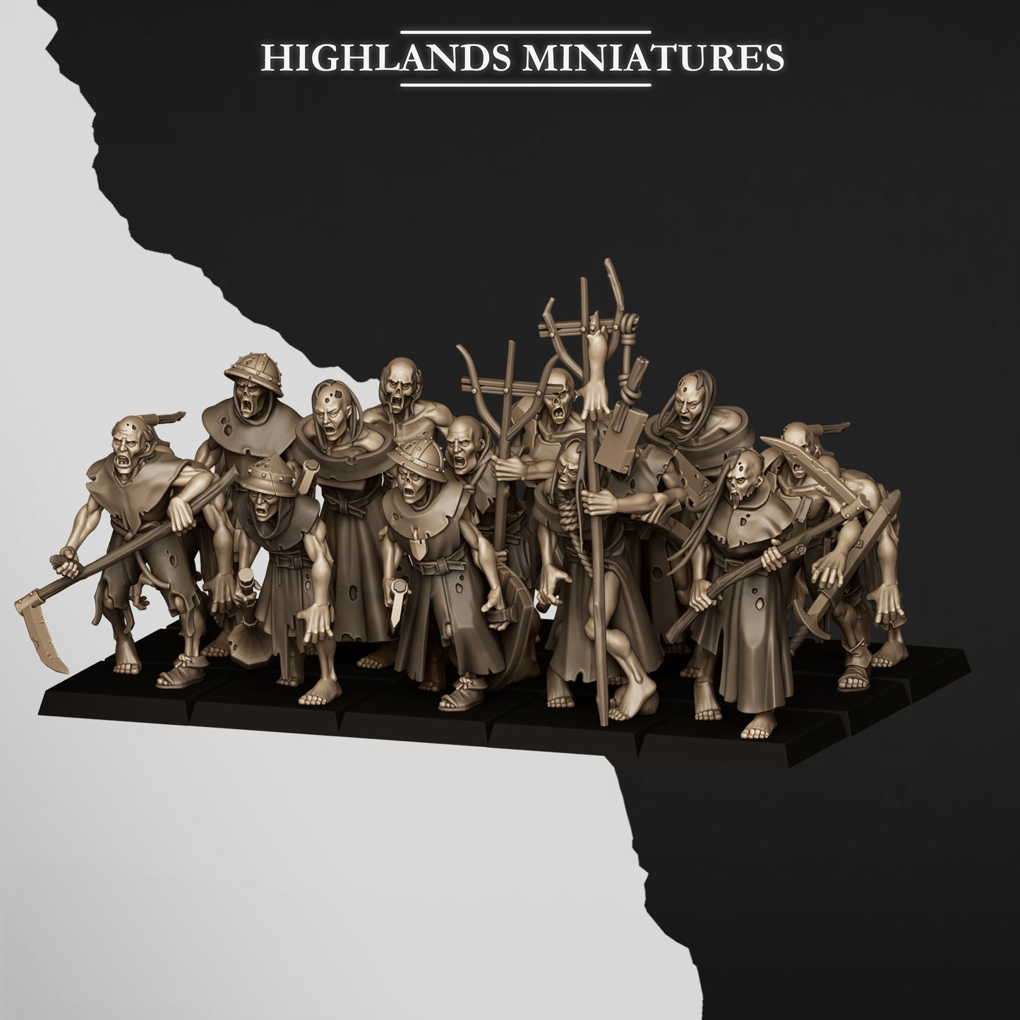 Zombies | Transilvanya - The Fallen Realm | Highlands Miniatures